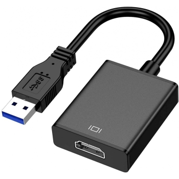 Adapter USB na HDMI, adapter USB 3.0/2.0 na HDMI 1080P Full HD (męski na żeński) [22200000256]